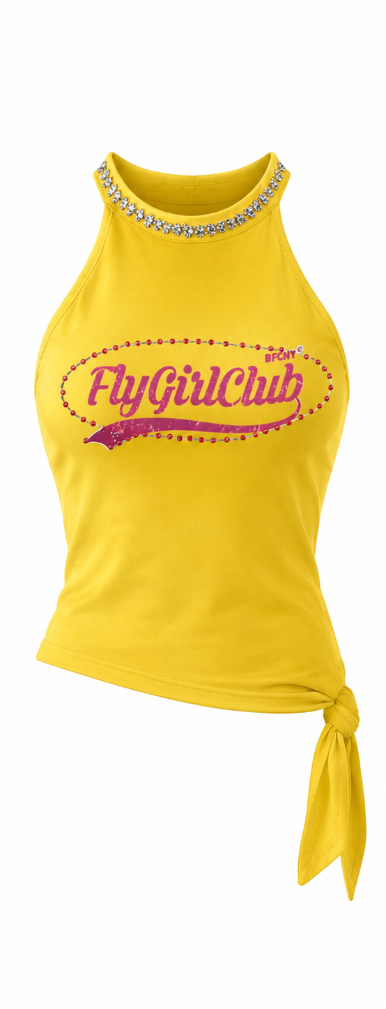 Lemon Squeeze Halter Top